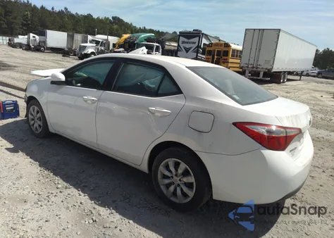 2015 Toyota Corolla Le из США, поврежденный, VIN 2T1BURHE2FC345045